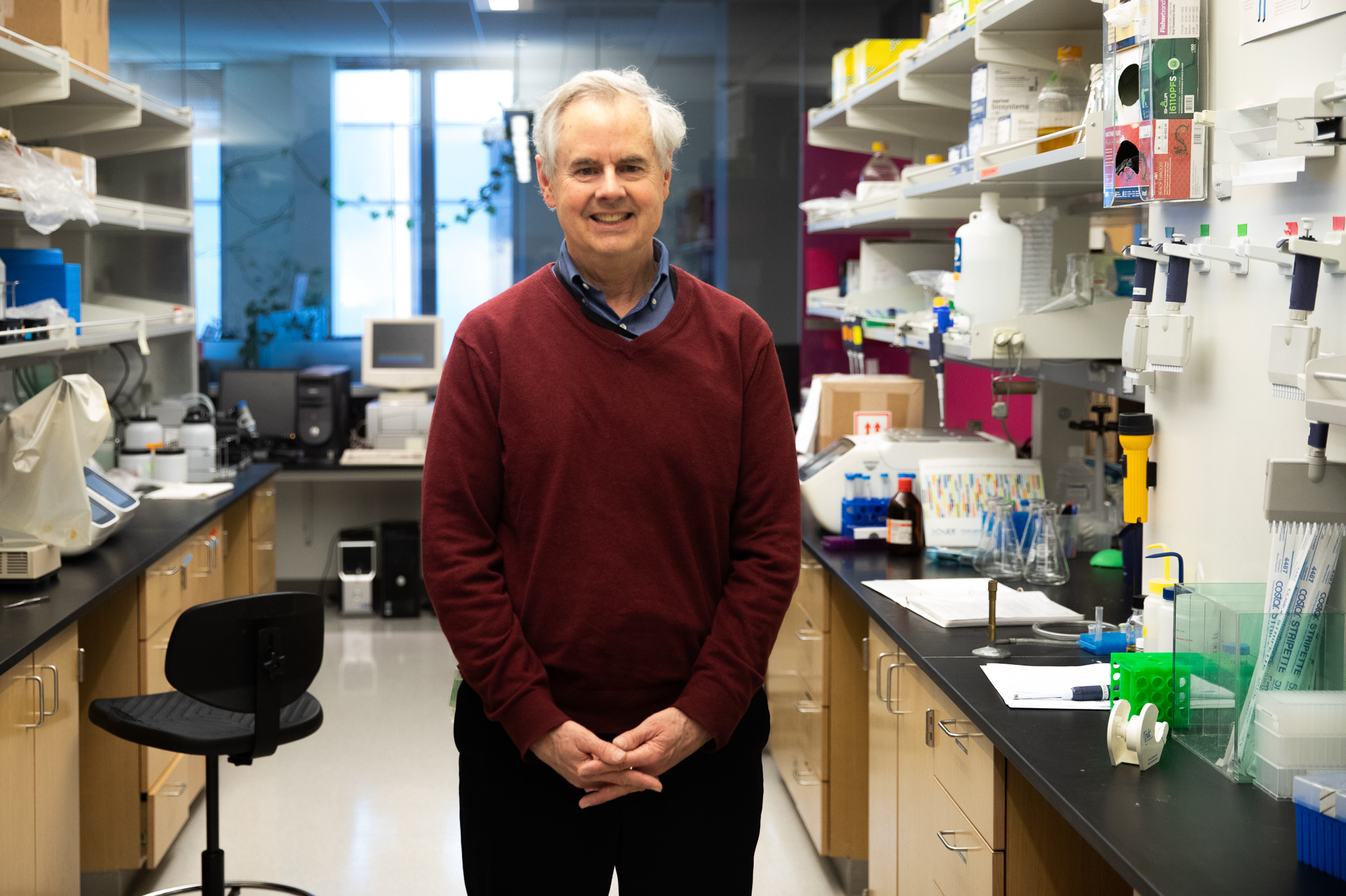  ​Dr. Wes Van Voorhis in his lab