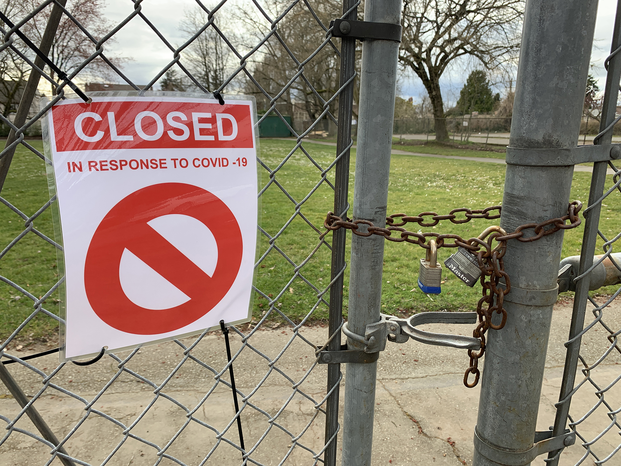 closed playground