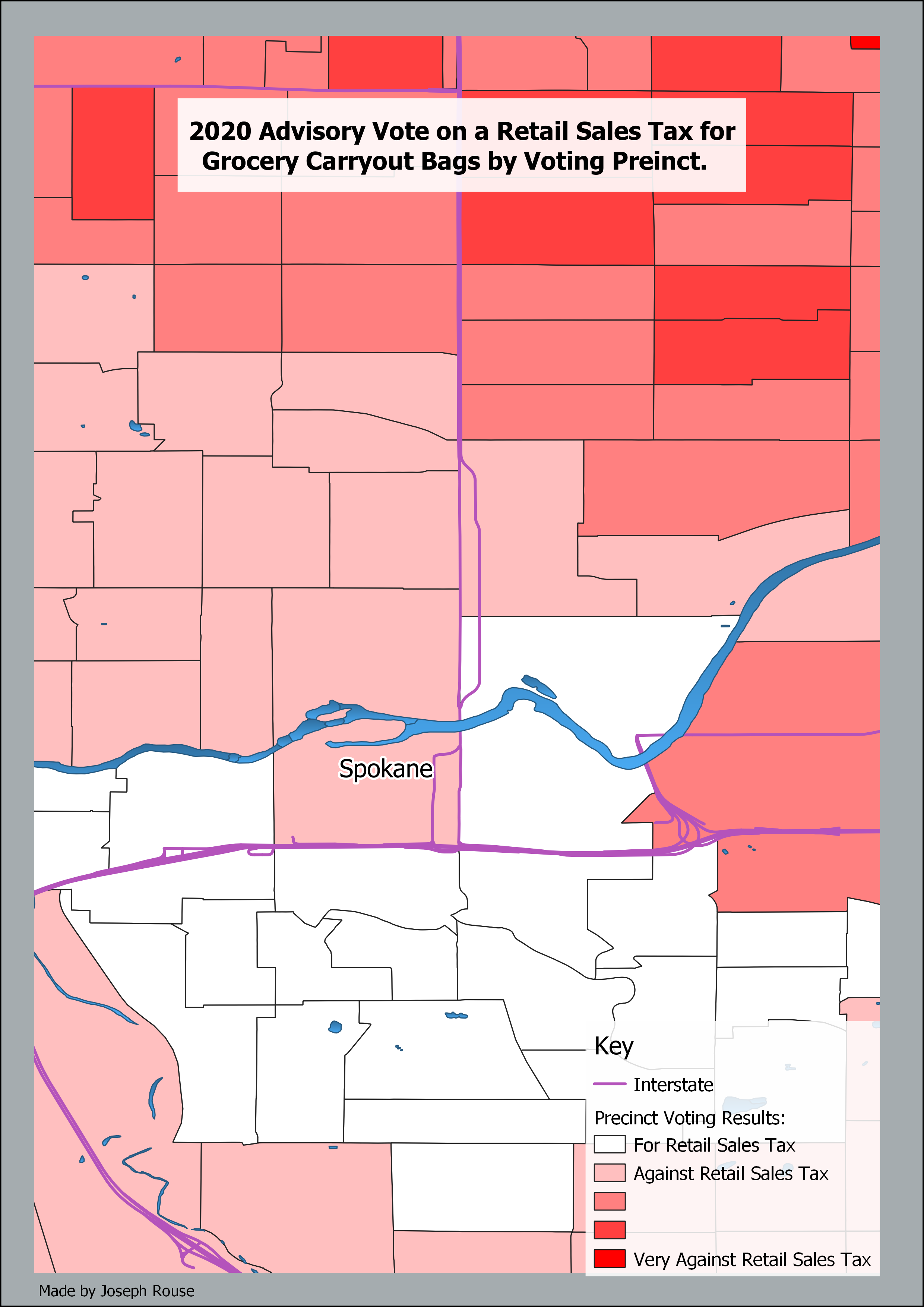 Spokane map