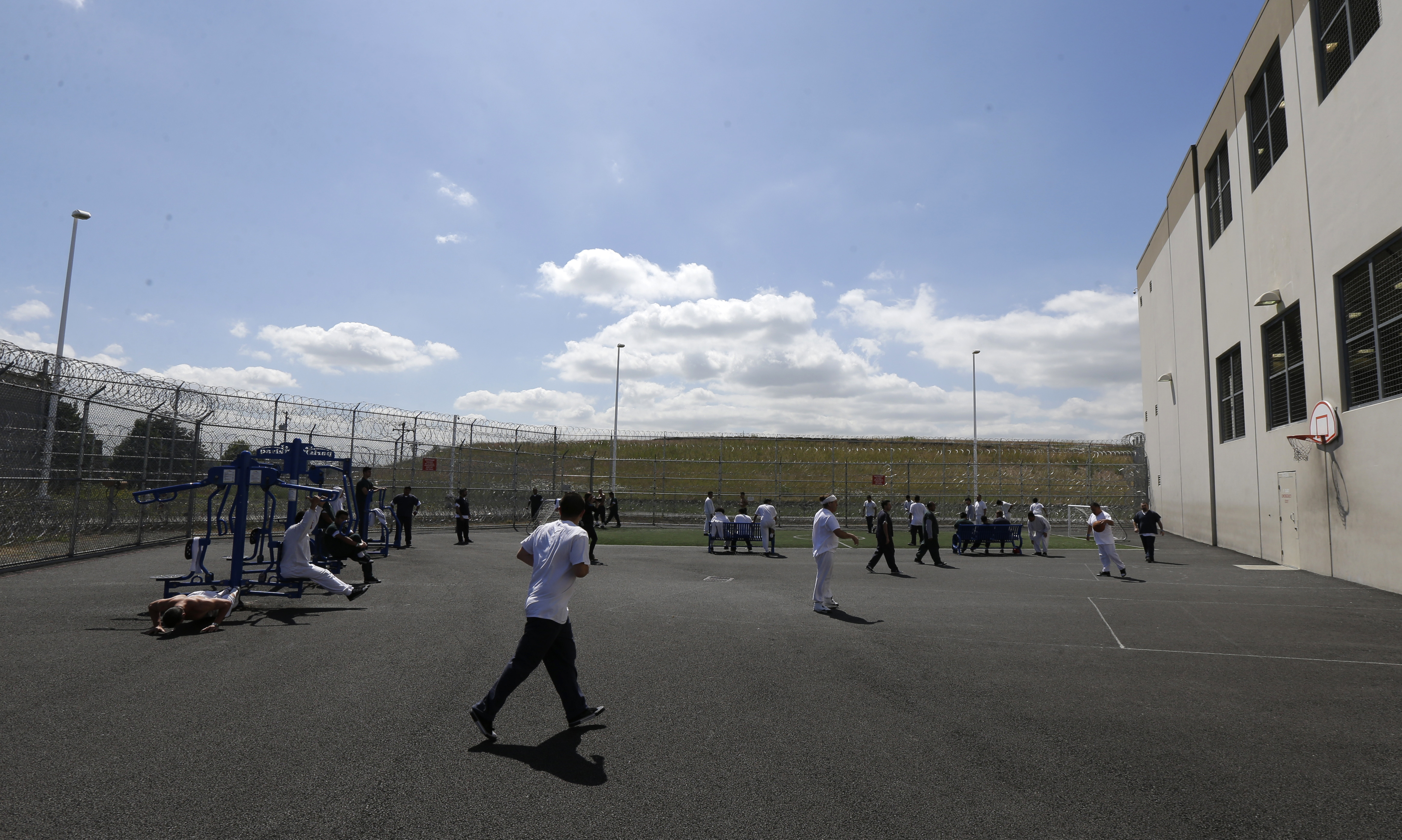 Inmates outside NW Detention Center