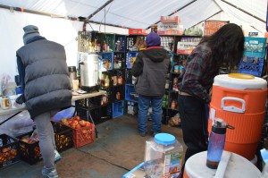 Tent City kitchen