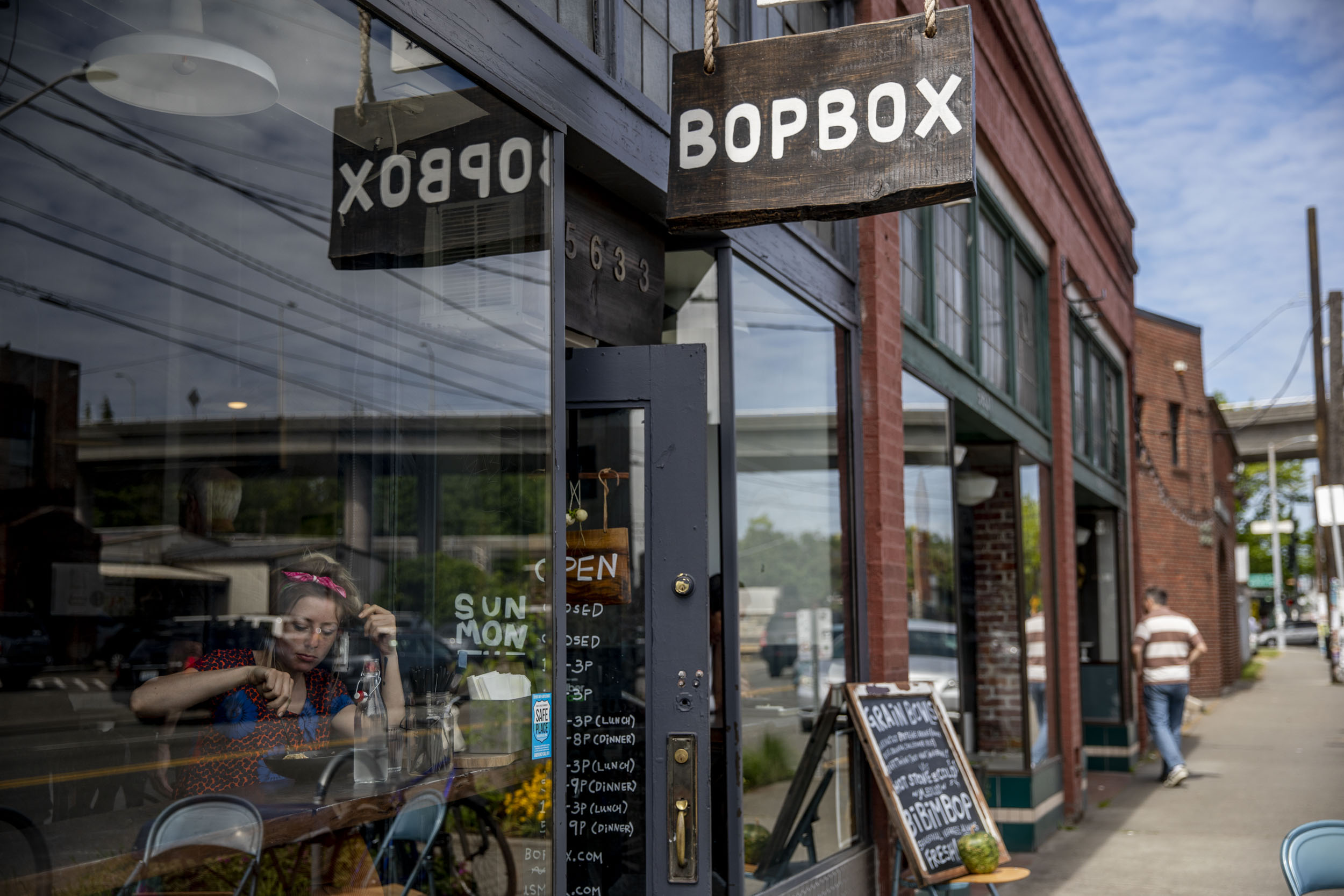 Bopbox in the Georgetown neighborhood of Seattle on May 8, 2019. (Photo by Dorothy Edwards/Crosscut)