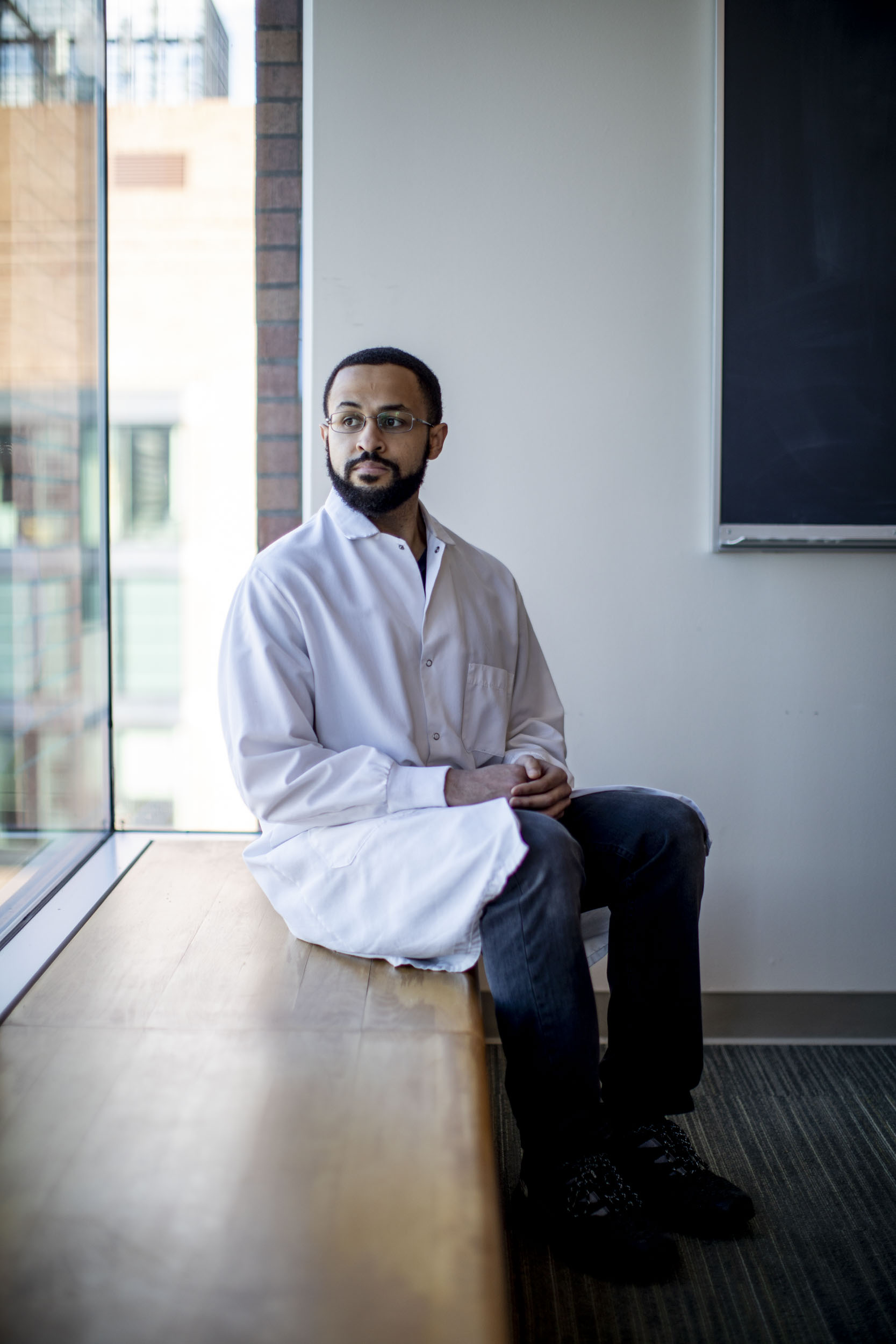 Eric Nealy at the Fred Hutchinson Cancer Research Center in Seattle.