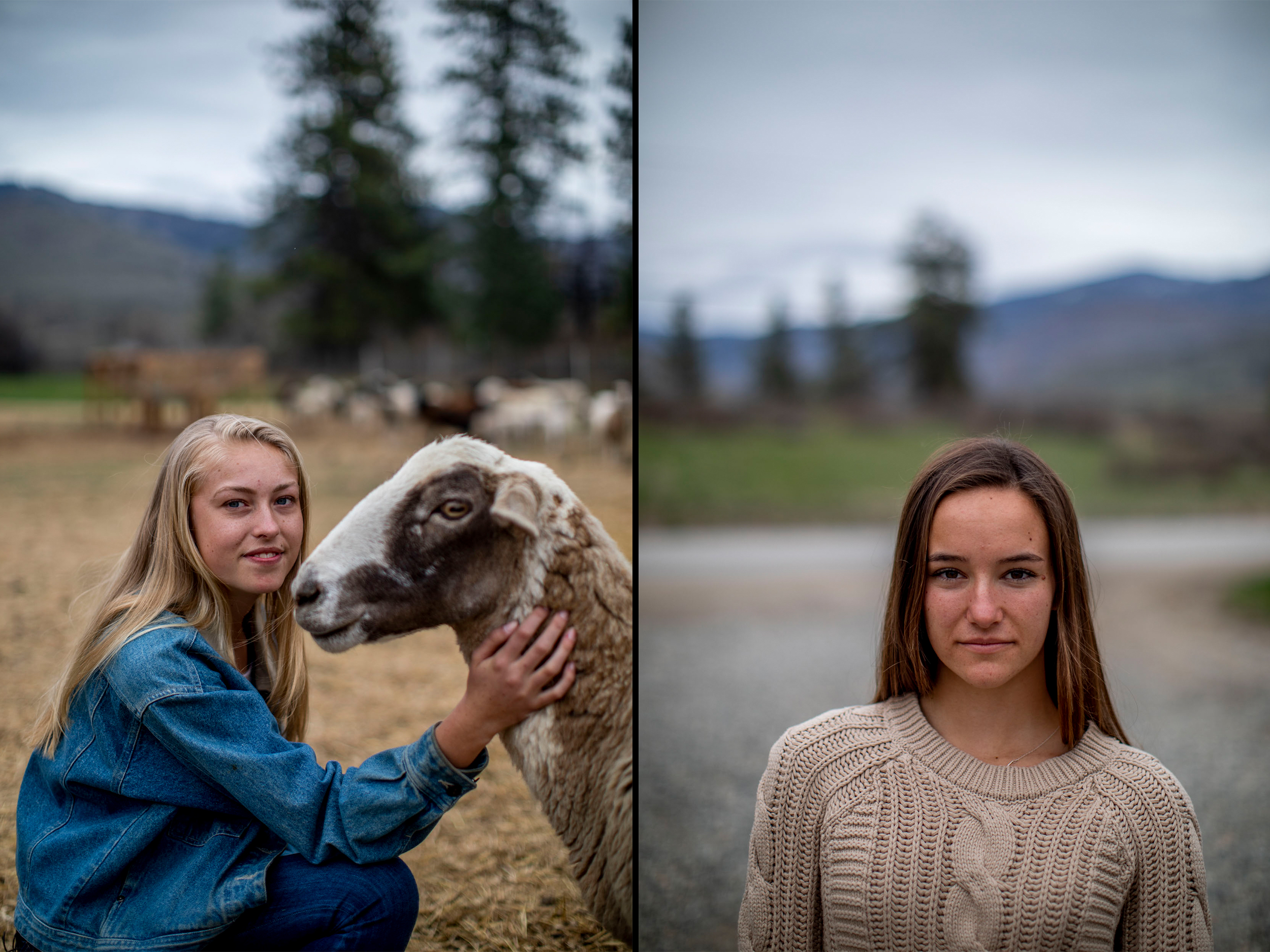 portraits of girls