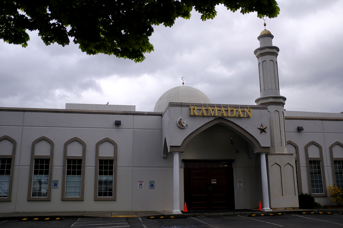 outside of the mosque