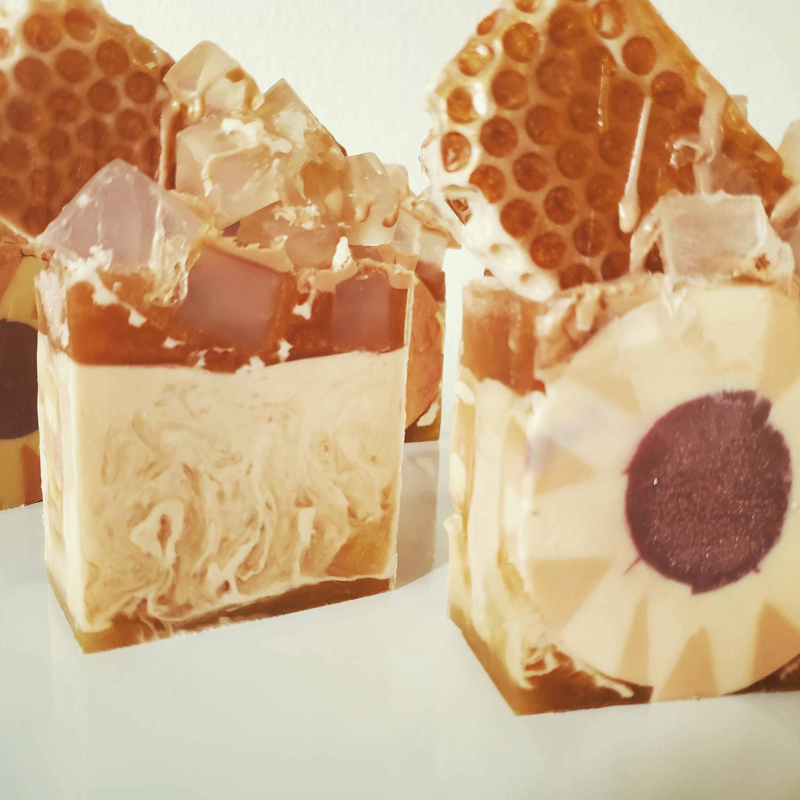 Honey comb soap