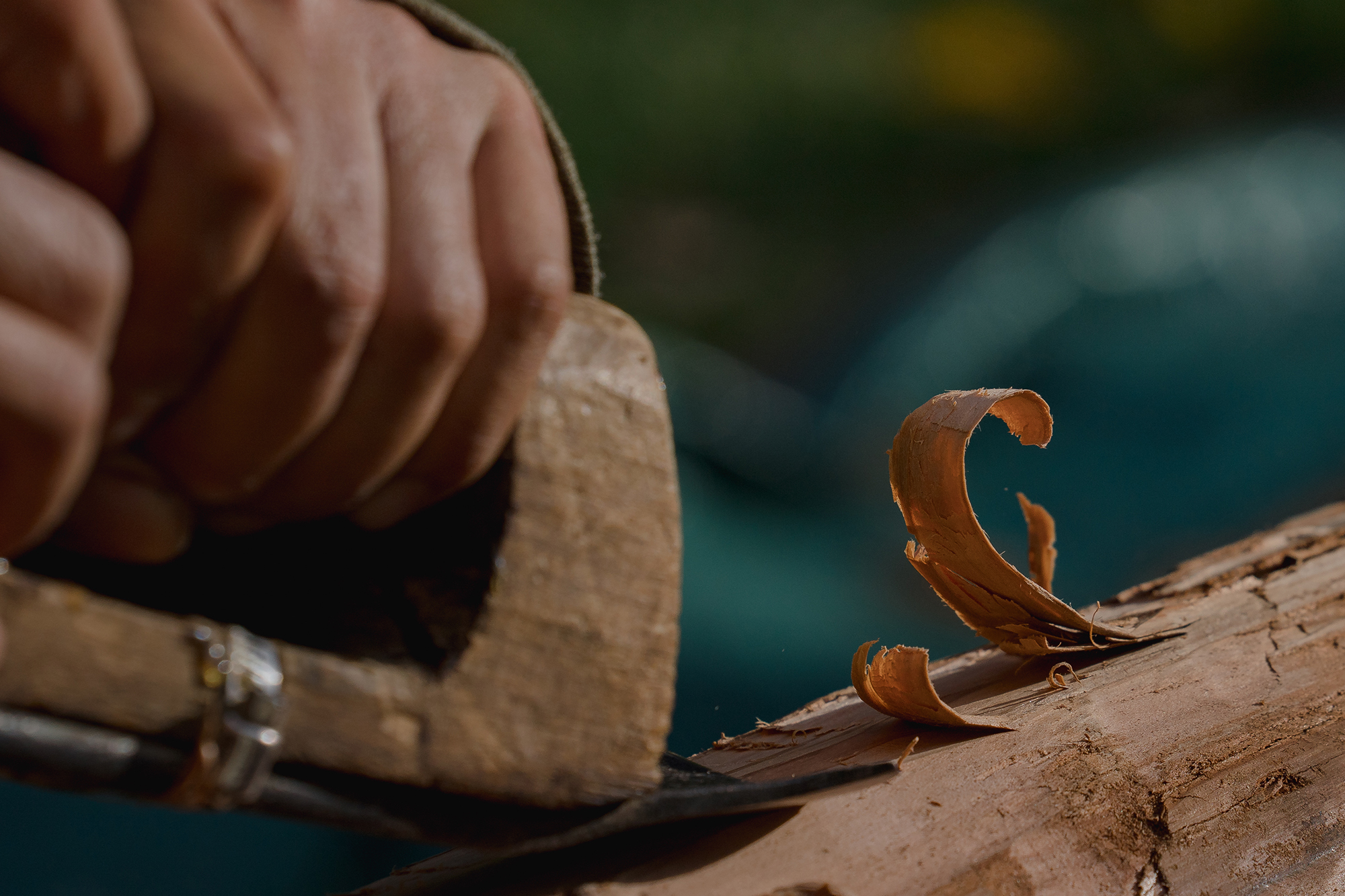 Carving wood