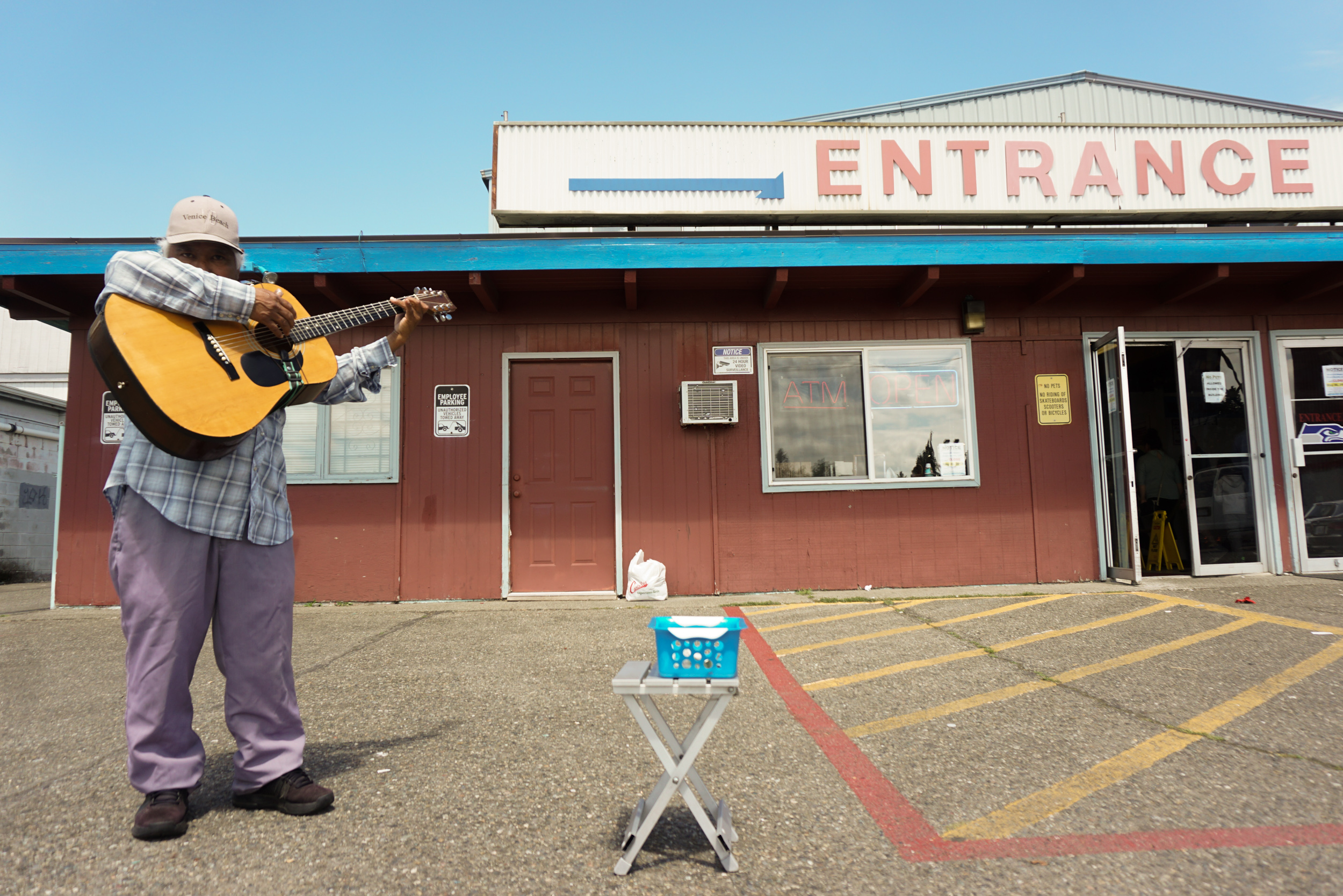 Franco Garcia plays guitar.