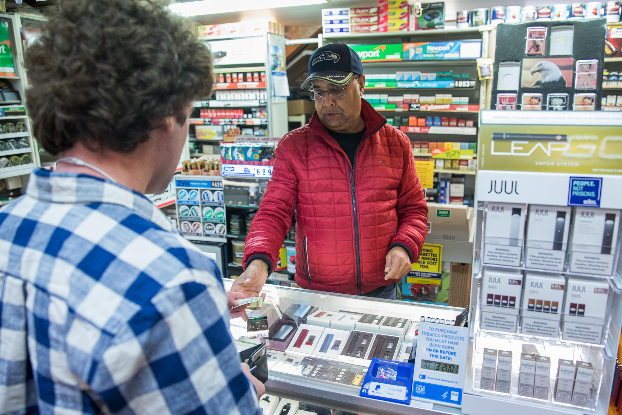 Smoke Shop owner Mustafa Choudhary