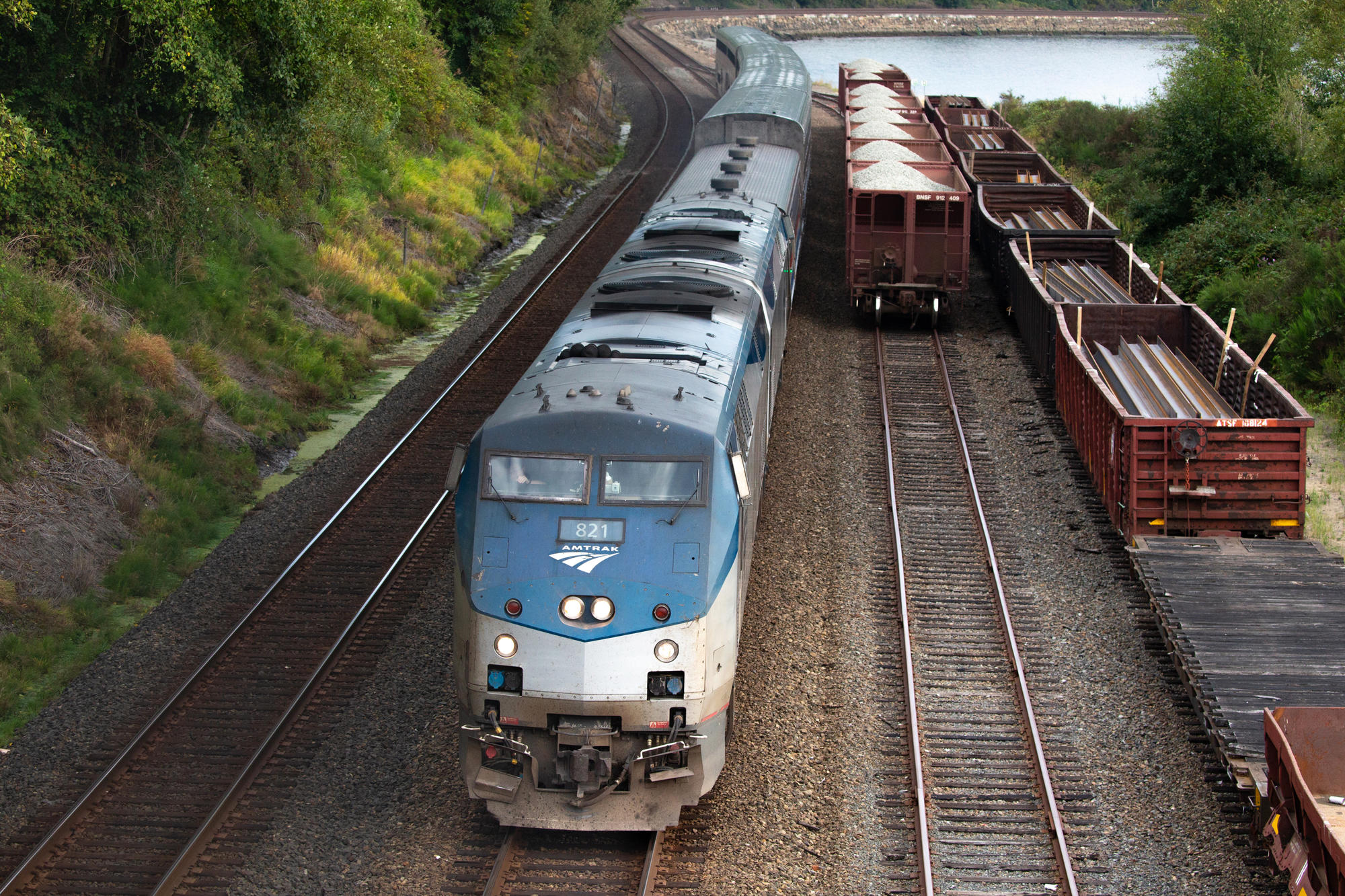 Amtrak train