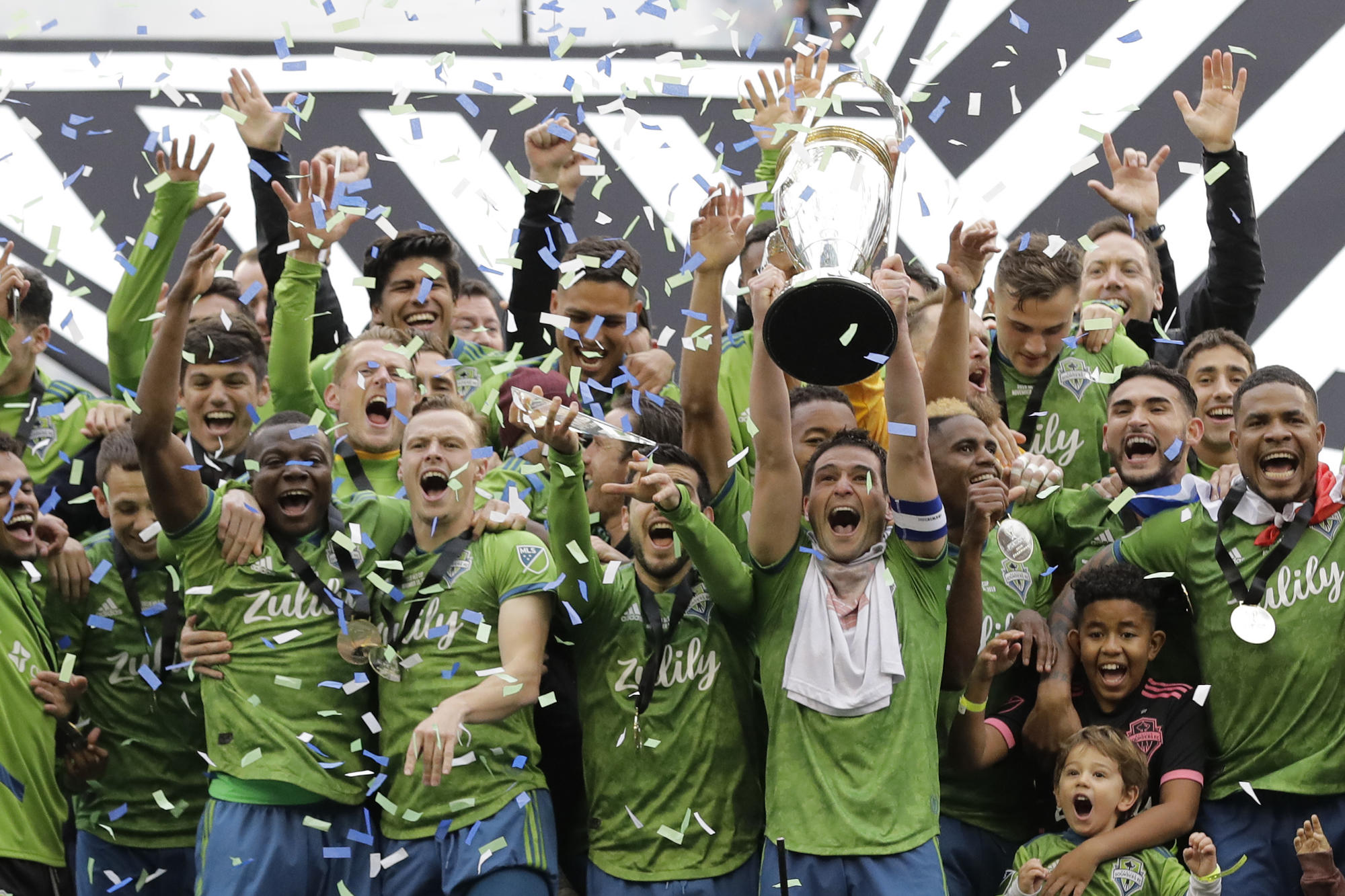 Seattle Sounders celebrate