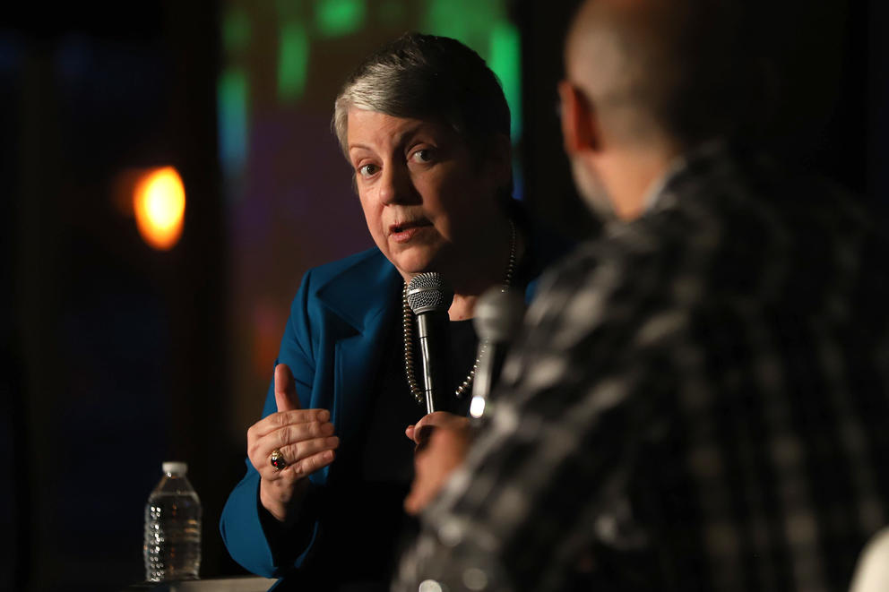 Janet Napolitano talks with David Plotz