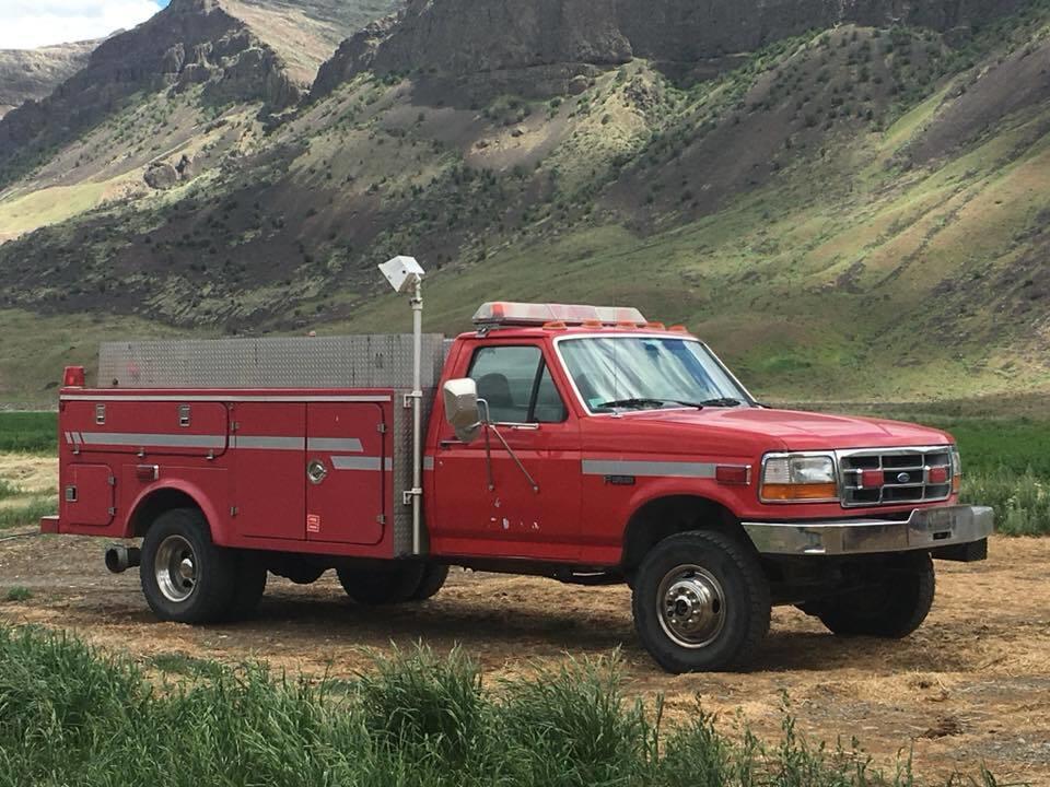 A brush truck