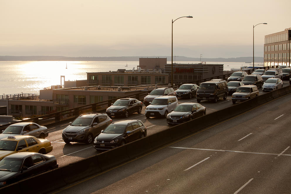 traffic on the viaduct