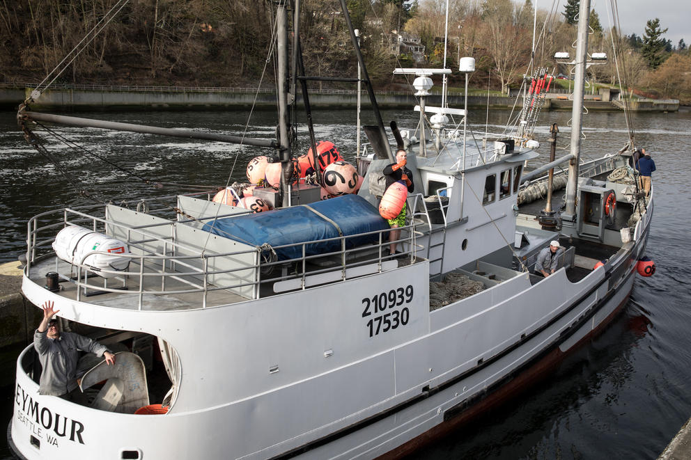 The halibut fishing ship Seymour