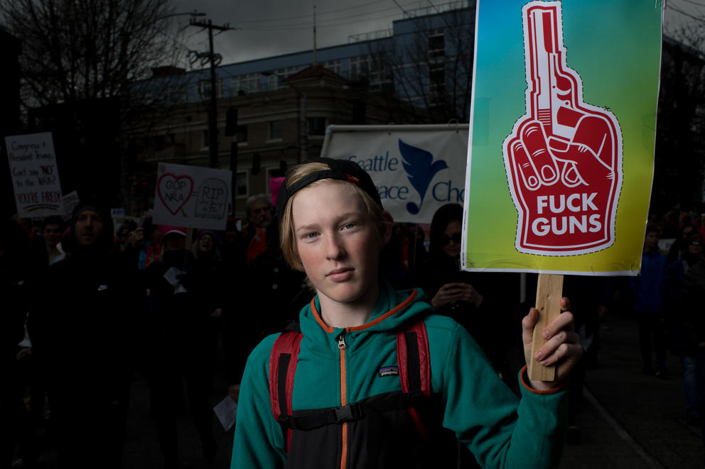 Tobin Walker, 13, of Leavenworth