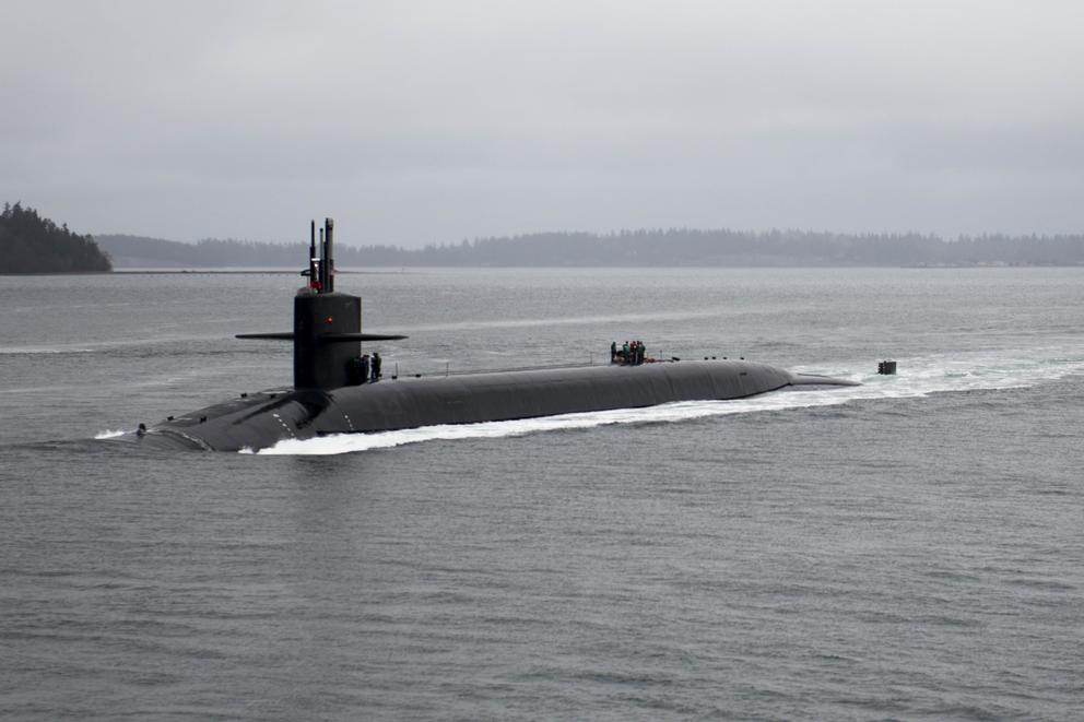 USS Pennsylvania (B) Returns to NBK-Bangor