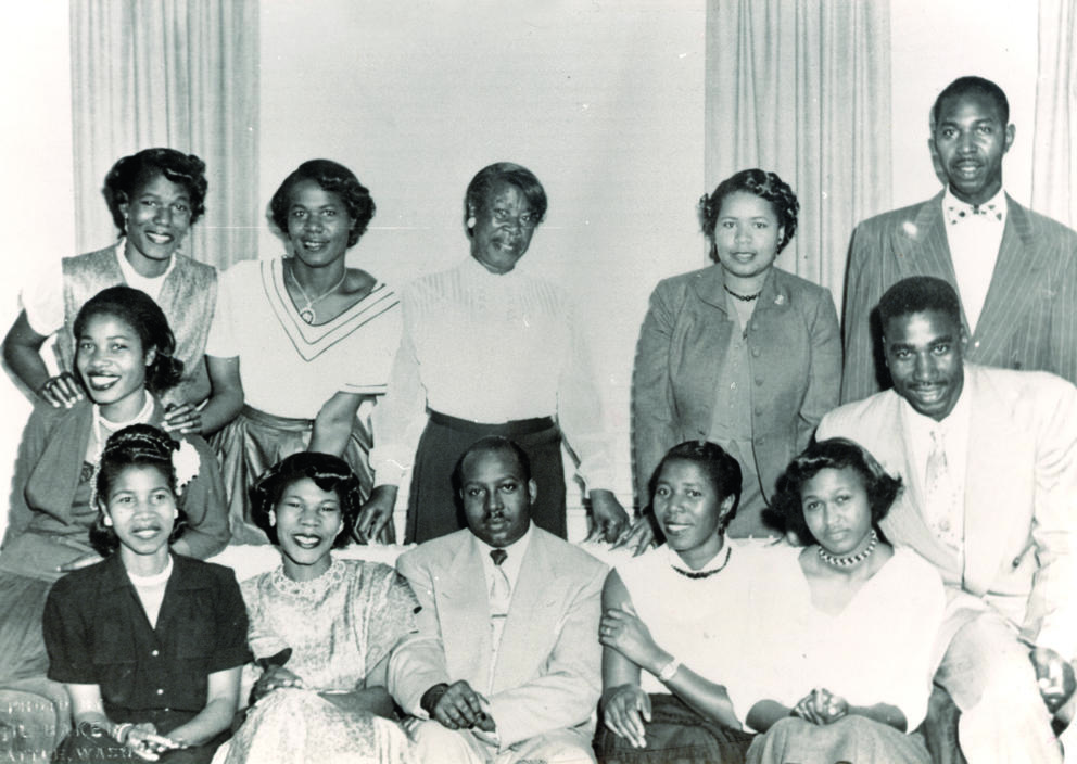 Franklin Green and his family in Seattle in the 1950s