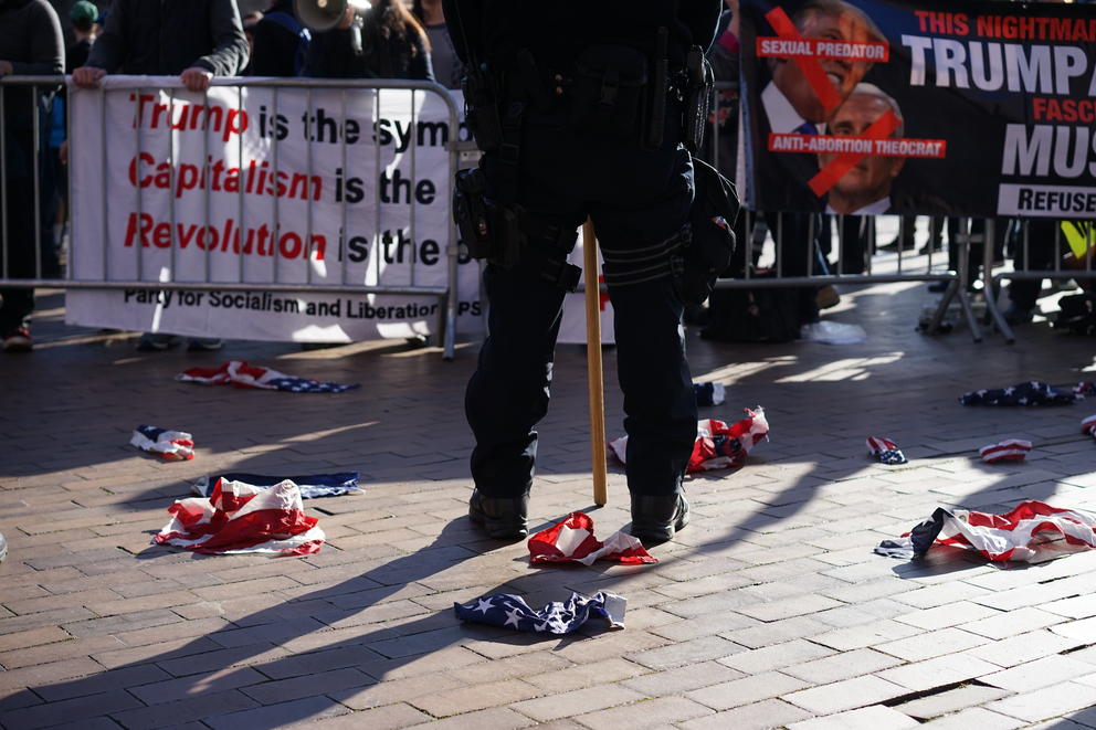 College Republicans, Patriot Prayer rally, UW