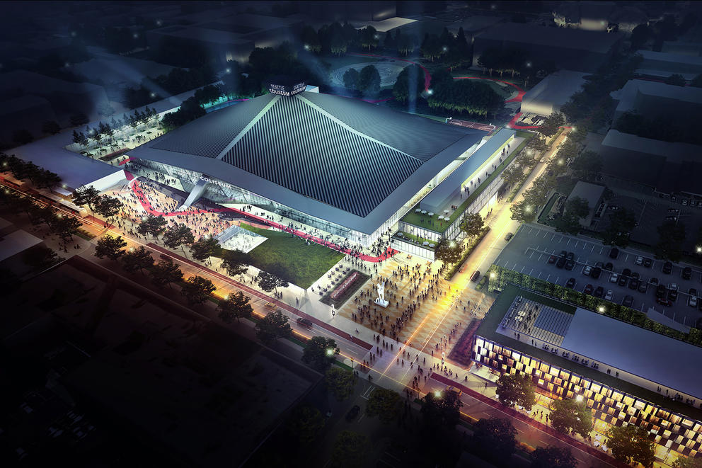 KeyArena proposed redesign concept