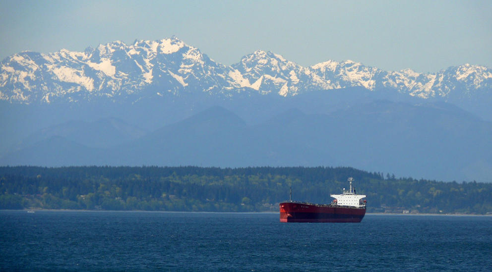 Puget Sound oil tanker