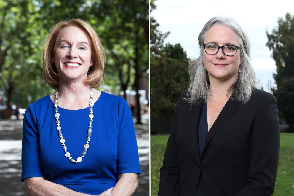 Jenny Durkan And Cary Moon