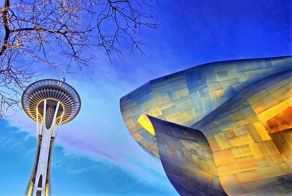 Seattle Center Space Needle MoPop