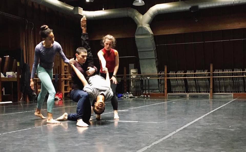 Dances in rehearsal for Spectrum Dance Theatre 