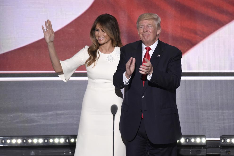 MELANIA TRUMP, DONALD TRUMP