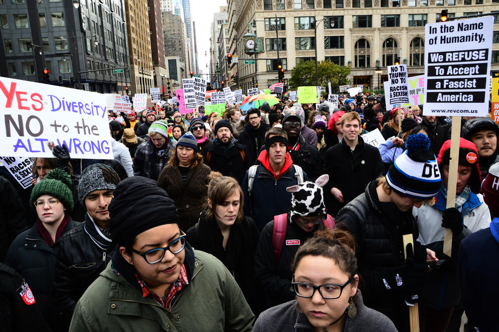 Trump march