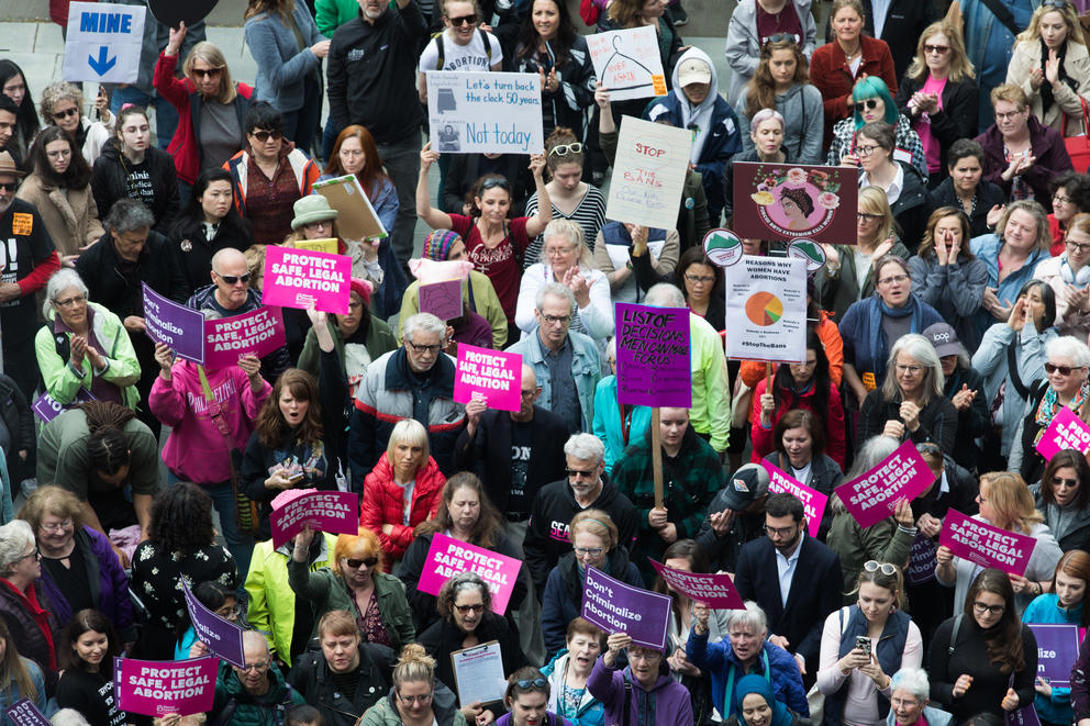 Abortion rights rally in Seattle