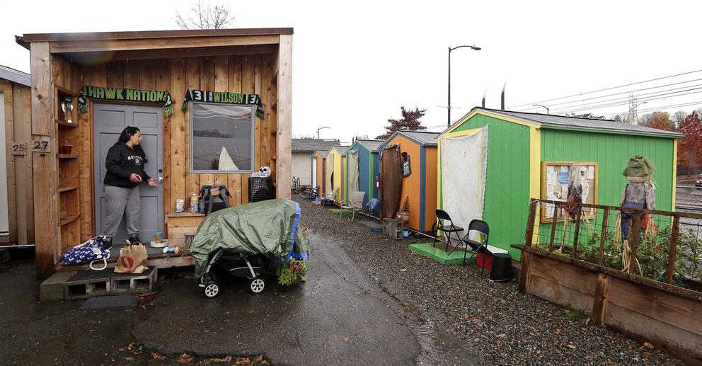 a woman shoes off her tiny home