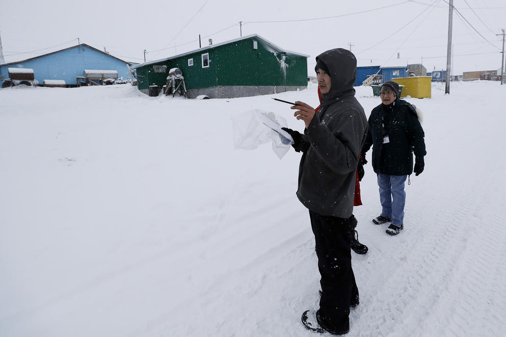 Census workers in Alaska