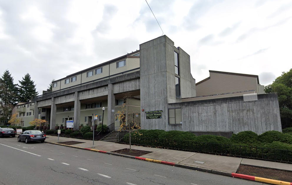 Building with brutalist concrete exterior