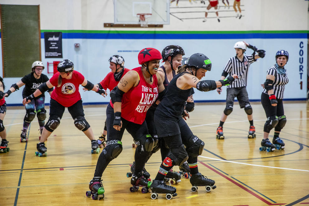 Rolly Derby practice