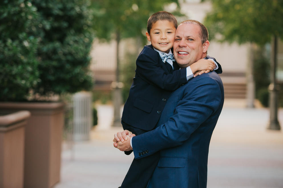 Portrait of Eric Persson and Maverick