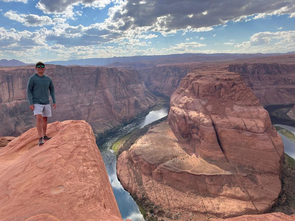 Michael Chan in Horseshoe Bend, Arizona