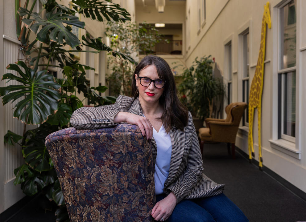 Portrait of woman in office 