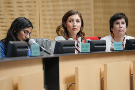 Seattle City Councilmember Teresa Mosqueda at City Hall in Seattle, July 23, 2018. (Manola Secaira/Crosscut) 