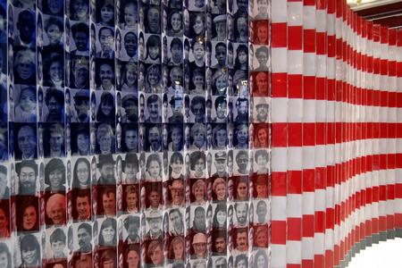 Flag immigration Ellis Island