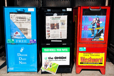 Onion newsstand