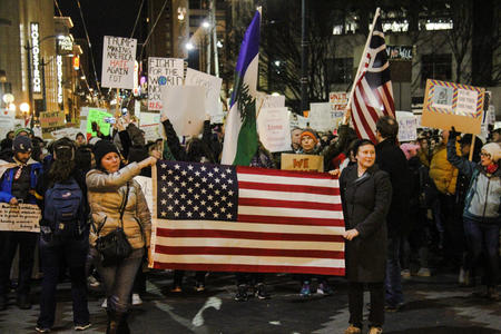 Trump immigration protest