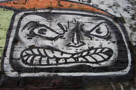 angryface graffiti