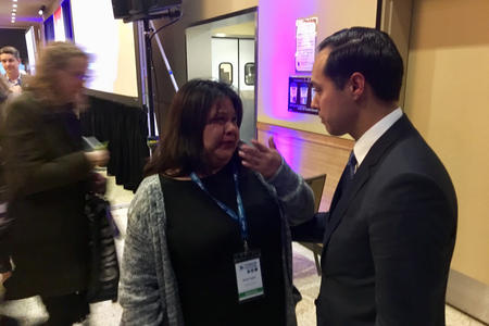 Julian Castro at the Crosscut Festival